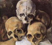 Paul Cezanne, skull pyramid